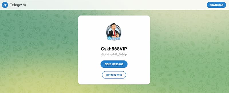 Bảo mật qua Telegram 868VIP