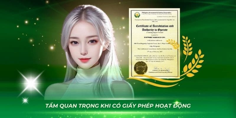 Giấy phép hoạt động 868VIP